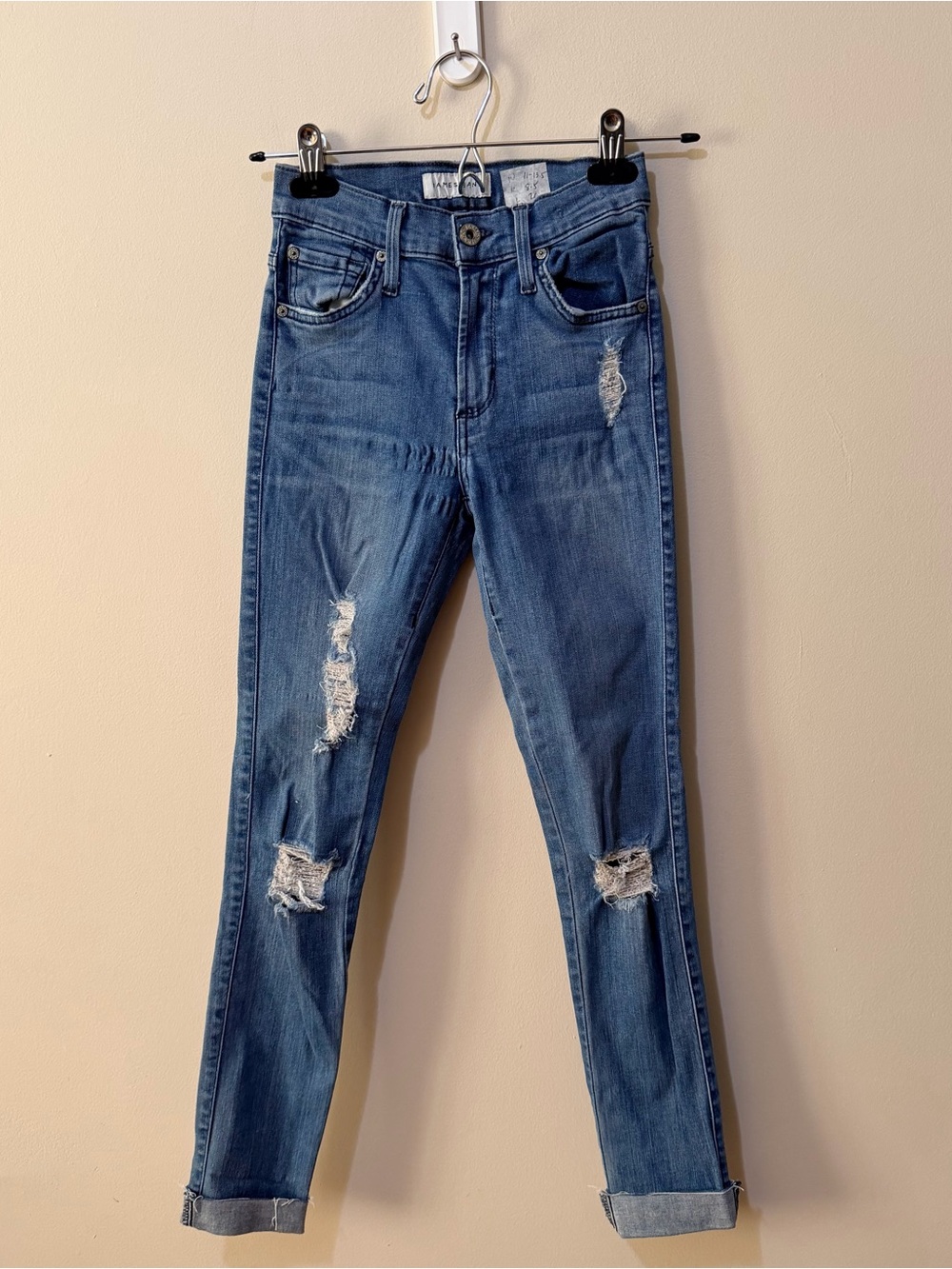 James Jeans Distressed Blue Skinny Jeans